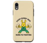 Custodia per iPhone XR Ogni coniglio era Kung Fu combattendo Karate Rabbit