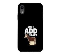 Custodia per iPhone XR Okapi Lover Okapi Animali Rari Animali Selvatici Amante