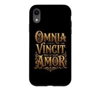 Custodia per iPhone XR Omnia Vincit Amor Tutto è conquistato dall'amore
