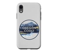 Custodia per iPhone XR Oregon Coast Pacific NW Vacation Souvenir Acquerello Design