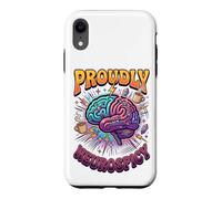 Custodia per iPhone XR Orgogliosamente Neurospicy Cervello Colorato ADHD Neurodiversità Gioia