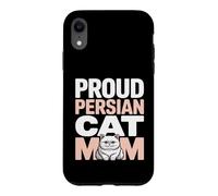 Custodia per iPhone XR Orgoglioso gatto persiano mamma carino gattini persiani