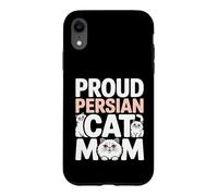 Custodia per iPhone XR Orgoglioso gatto persiano mamma carino gattini persiani