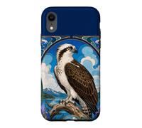 Custodia per iPhone XR Osprey Art Nouveau - Design con rapace