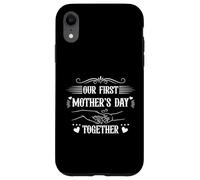 Custodia per iPhone XR Our First Mothers Day Matching Outfit mamma e bambino