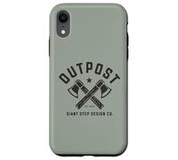 Custodia per iPhone XR Outpost Outdoors Hatchet Logo