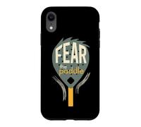 Custodia per iPhone XR Padel divertente Paura della pagaia
