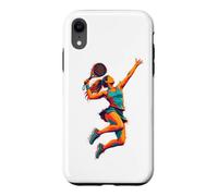 Custodia per iPhone XR Padel Donna Ragazza Che Gioca A Padel