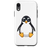 Custodia per iPhone XR Paffuto Cool Penguin con occhiali da sole Summer Vibes