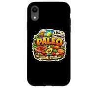 Custodia per iPhone XR Paleo Mangia Pulito Come Un Caveman Nutrizione Amante Dieta Sana