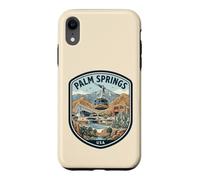 Custodia per iPhone XR Palm Springs California Deserto Viaggio Retro