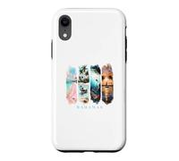 Custodia per iPhone XR Palme dei Caraibi, spiagge rosa e maiali - Vacanza Bahamas