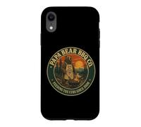 Custodia per iPhone XR Papà Bear BBQ dà da mangiare ai cuccioli dal 2026 Patch Father New Dad