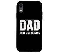 Custodia per iPhone XR Papà costruito come una leggenda divertente Fathersday Sayinng
