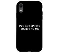 Custodia per iPhone XR Paranormale Ho Spiriti Guardando Inquietante Detto