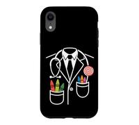 Custodia per iPhone XR Pastello tascabile per pediatra con lecca-lecca