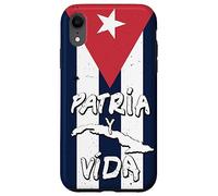 Custodia per iPhone XR Patria y Vida Cuban Flag Cuba Cuban Roots Black