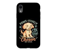 Custodia per iPhone XR Paws-itively Beato Cucciolo Amante Del Cane Fede Design