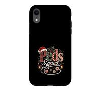 Custodia per iPhone XR Peds Squad - Stetoscopio da infermiera pediatrica vintage, motivo natalizio