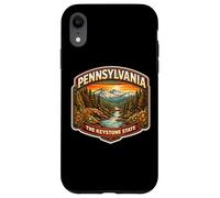 Custodia per iPhone XR Pennsylvania The Keystone State Souvenir Memorabilia dei visitatori