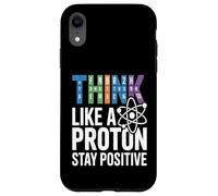Custodia per iPhone XR Pensa come una scienza positiva per rimanere protone