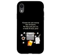 Custodia per iPhone XR Per favore, non infastidire lo scrittore Romanziere Autore Macchina da scrivere