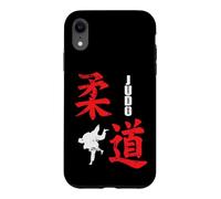 Custodia per iPhone XR Personaggi asiatici e arte dell'autodifesa nel judo