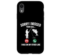 Custodia per iPhone XR Pesca Scusa Ho perso la tua chiamata