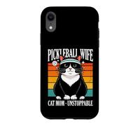 Custodia per iPhone XR Pickleball Moglie Gatto Mamma Inarrestabile Paddle Player