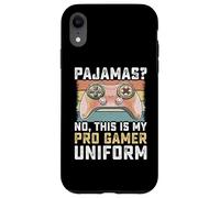 Custodia per iPhone XR Pigiama No Pro Gamer Divertente Videogiochi Ragazzi Ragazzi Ragazzi Giochi