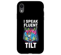 Custodia per iPhone XR Pinball Machine Player I Speak Fluent Tilt Arcade