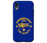 Custodia per iPhone XR Pinewood Derby Pit Crew 2026 Cub Scouts Retro Scouting