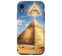 Custodia per iPhone XR Piramide mistica simbolo occhio deserto antico mistero grafico