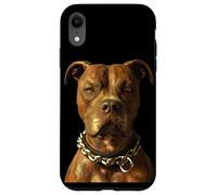 Custodia per iPhone XR Pitbull Bulldog Pittie Cane American Pit Bull Terrier