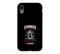 Custodia per iPhone XR Piu Forte Dei Miei Alibi Fitness Motivation