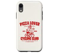 Custodia per iPhone XR Pizza Lover Cycling Club Bici da Corsa Pizza