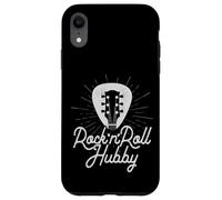 Custodia per iPhone XR Plettro per chitarra con logo Rock And Roll Hubby