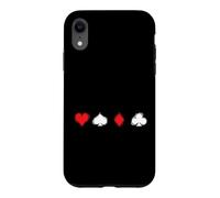 Custodia per iPhone XR Poker Simboli semplici