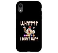Custodia per iPhone XR Pollo Quello che non ho vinto Bingo Gioco d'azzardo Palline Daubers Divertimento