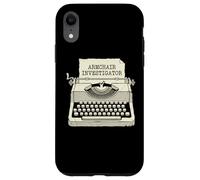 Custodia per iPhone XR Poltrona Detective True Crime Enthusiast Crime Sleuth