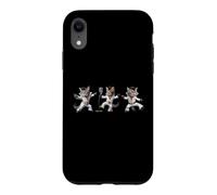 Custodia per iPhone XR Pop Dancing Cats: l'icona della musica rock e della cultura pop