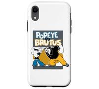 Custodia per iPhone XR Popeye il marinaio uomo vs bruto bluto retrò fumetto