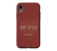 Custodia per iPhone XR Port Arthur Texas d'epoca