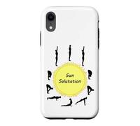 Custodia per iPhone XR Pose di saluto al sole