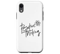 Custodia per iPhone XR Positive Thinking Sign Think Like a Proton Be Positive Quote