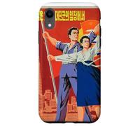 Custodia per iPhone XR Poster di propaganda della Corea del Nord, divertente