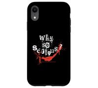 Custodia per iPhone XR Poster meme "Why So Serious Joker" con citazione di Batman Villain