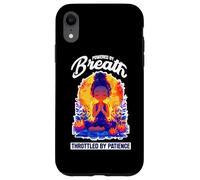 Custodia per iPhone XR POWERED BY BREATH THROTTLED BY PATIENCE