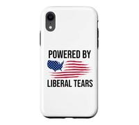 Custodia per iPhone XR Powered By Liberal Tears Flag Anti Liberal Make Liberals Cry