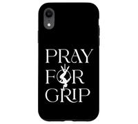 Custodia per iPhone XR Pray for Grip, Funny Aerialist, Fly High Aerial Hoop Lyra